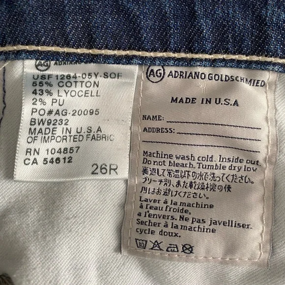 Ag Adriano Goldschmied Tomboy Relaxed Straight Leg  Jeans - Picture 4 of 9